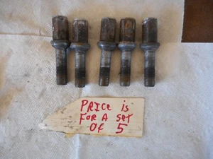 Mercedes Benz S-class Wheel Lug Bolt Set of Five 1.5 x 14 mm  8.6cm bolts 86mm - Bild 1 von 4