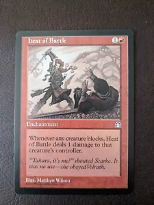 HEAT OF BATTLE - Magic The Gathering MTG Collectible Card game - Picture 1 of 2