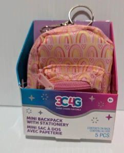 3C4G Three Cheers For Girls 5 Pc Mini Keychain Backpack With Stationary NEW! - Picture 1 of 3