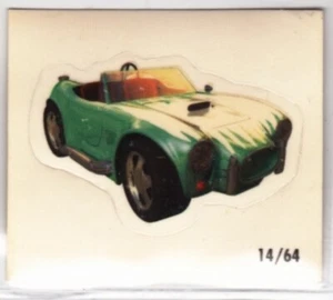 RARO Adesivo Micro Macchine #14 Shelby Cobra Verde di Magic Box - Foto 1 di 1