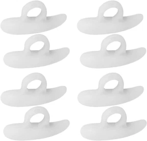 4 Pairs Gel Hammer Toe Crest Cushions Toe Crest Pad Straightener and Corrector f - Picture 1 of 12