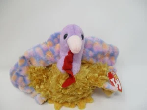 Ty Beanie Baby Turkey Tommy NWT Year 2003 Thanksgiving - Picture 1 of 6