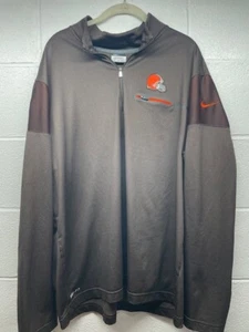 Cleveland Browns Quarter Zip Pullover XXL - Picture 1 of 4