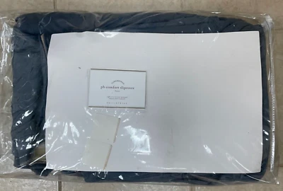 Pottery Barn Comfort Seccional SOLO FUNDA DESLIZANTE Brazo Derecho Loveseat Caja Puerto Azul Foto 1 de 4