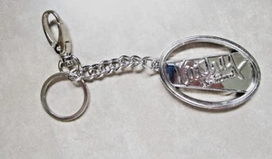 Kathy Van Zeeland Designer Name Silber Oval Schlüsselanhänger Anhänger Handtasche Anhänger - Bild 1 von 3