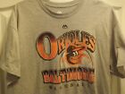 Mlb Baltimore Orioles Men's T-shirt ~ Xl, Majestic Genuine Merchandise, Gray, Ss