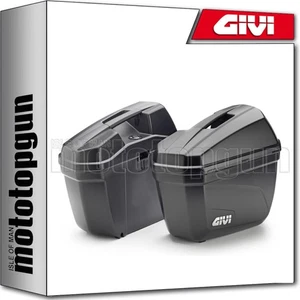 MALETAS LATERALES MONOKEY NEGRO 44 LT GIVI HONDA CBF 600 S / N 2010 10 2011 11 - Imagen 1 de 5