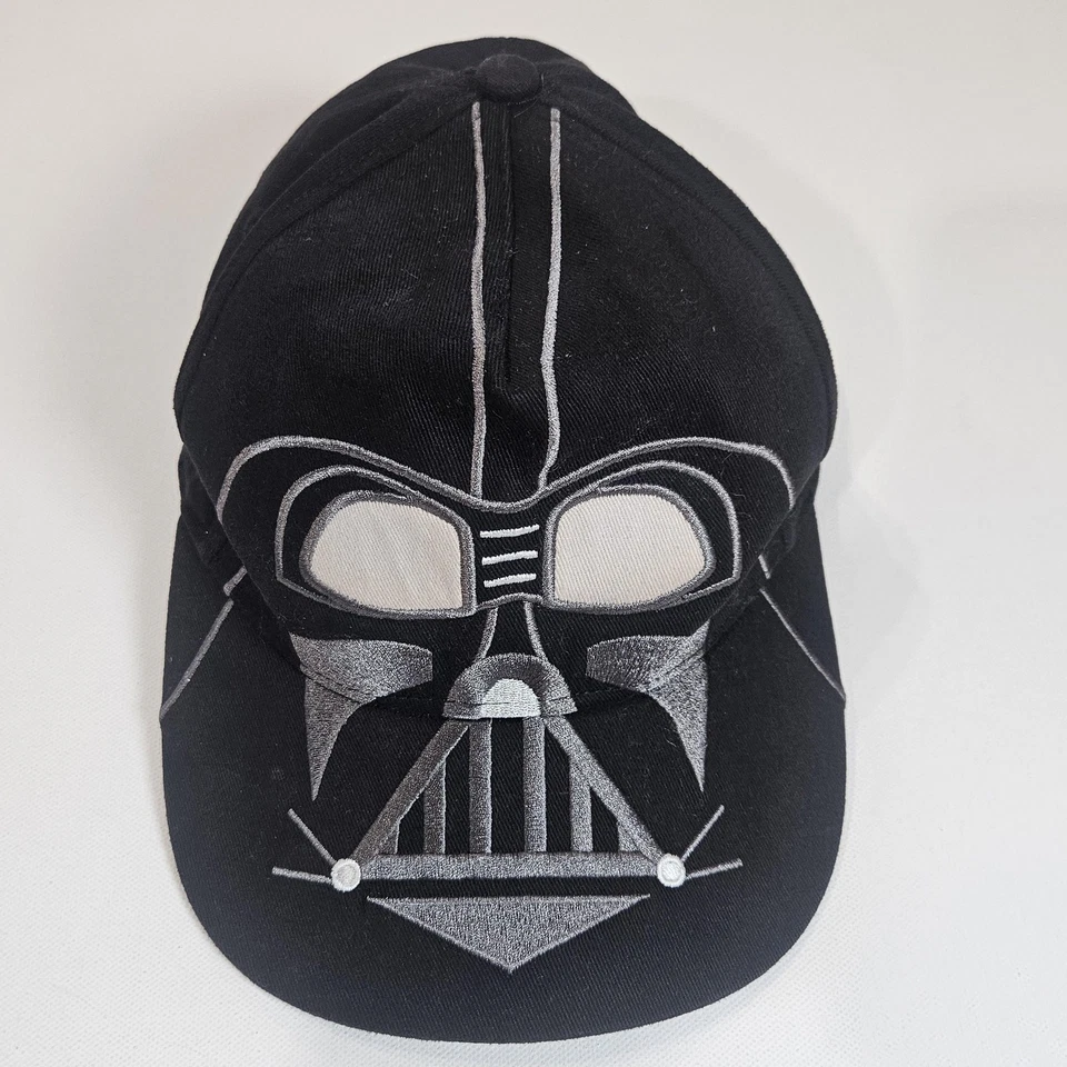 Star Wars Hat Cap Strap Back Youth Black Darth Vader Disney Parks Movie Sci-Fi - Image 1 of 4