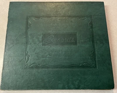 Vintage 12" 10 sleeves Record Book Album Sleeve Holder. USA - Image 1 of 4