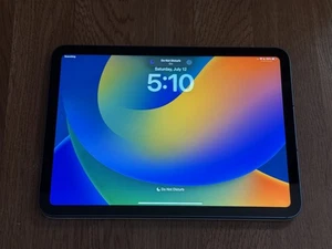 Apple iPad 10.9-inch 64GB Wi-Fi + Cellular (2022, 10th generation) A2757 - Blue - Picture 1 of 3