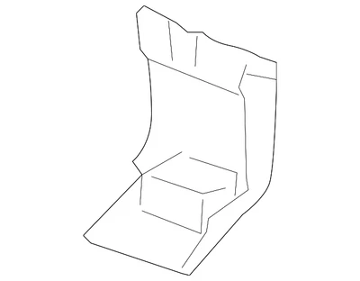 Подлинный Honda 2005-2010 Honda Odyssey - соединительный воздуховод заднего обогревателя 83332-SHJ-A00 - Изображение 1 из 2