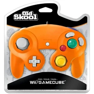 Nintendo Wii & Gamecube - Spice Orange Wired Controller - Old Skool - Picture 1 of 3
