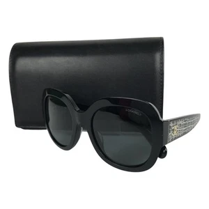 CHANEL sunglasses with case 5433 A black with some scratches and dirt - Picture 1 of 10