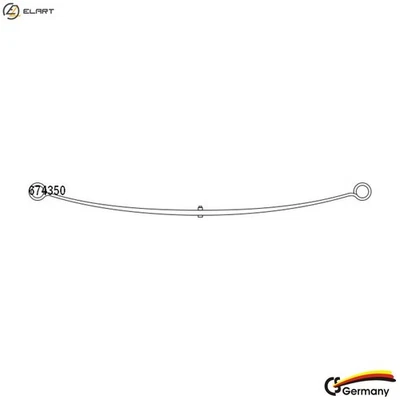 SPRING PACK 10.674.350.00 FORSPRING PACK 10.674.350.00 FOR FIAT  1329811080 - Image 1 of 4