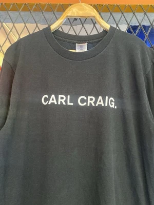 T-shirt vintage anni 90 Carl Craig promo album / maglietta elettronica danza techno vintage - Immagine 1 di 4