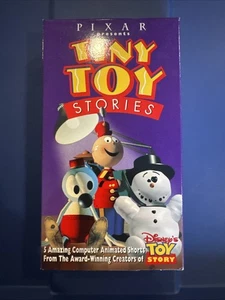 Tiny Toy Stories VHS 5 Pixar Animated Shorts VG+ Disney Pixar Collectible - Picture 1 of 7