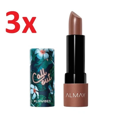 3x Lot Almay Lip Vibes Cream Lipstick w/ Vitamin E + Shea Butter   #240 CALL OUT - Image 1 of 4