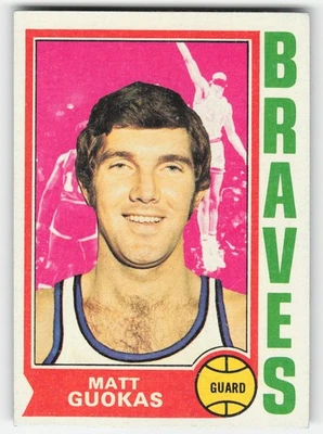Matt Guokas 1974-75 Topps #117 Buffalo Braves Vg-Ex - Image 1 of 2