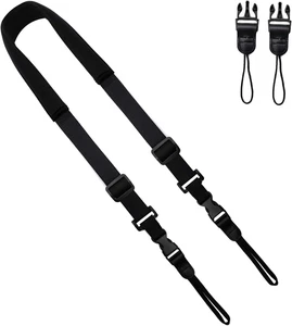 Camera Neck Straps with Quick Release Black for DSLR Camera or Binoculars Strap - Picture 1 of 12
