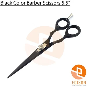 "NUEVAS TIJERAS DE CORTE DE PELO DE SALÓN DE 5,5" negras - Imagen 1 de 3