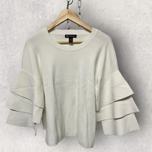 International Concepts White Tier Pullover Size L BNWT - Picture 1 of 6
