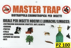 TAPPO TRAPPOLA 100 pzG VESPE CALABRONI MOSCA DELL'ULIVO MOSCHE INSETTI POPILIA - Foto 1 di 4