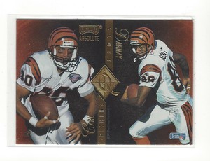 1995 Absolute Quad Series #Q17 Carl Pickens/Darnay Scott/H Green/David Klingler