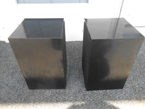 Pair  NHT Dipole Speakers Model HDP1 Surround Rear Speakers Piano Black - Picture 1 of 8