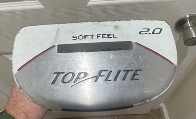 TOP FLITE 2.0 SOFT FEEL 1/2 Mallet Putter 33" LH Left Handed - Image 1 of 4
