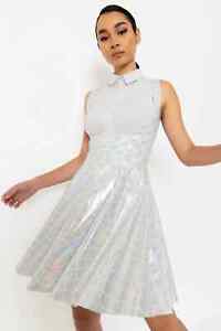 Blackmilk Mermaid Ice PVC Underbust Dress Size Large L NEW NWT