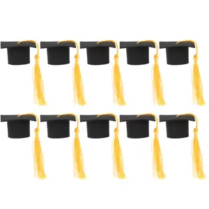 10pcs Graduation Ornament Landscape Decoration Graduation Caps Decorations - Picture 1 of 12