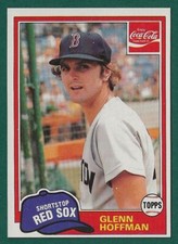 1981 TOPPS BASEBALL COCA-COLA PROMO CARD #5 GLENN HOFFMAN NMNT