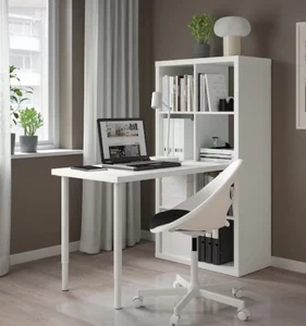 New IKEA Linnmon/ Adils Table Top & Legs Home Office Furniture 100x60cm - Picture 1 of 2