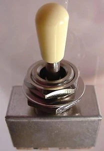BOX STYLE 3-WEGE KIPPSCHALTER - E-GITARRE - CREME - Bild 1 von 4