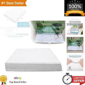 Bird Cage Liner Papers, 100 Sheets 10.6×8in Non-Woven Bird Cage Liners, 4 Siz... - Picture 1 of 8
