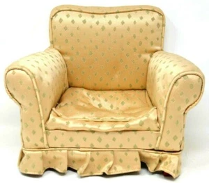 Doll Miniature Furniture Sofa Doll House Accessories Mini Armchair Silk Cover - Picture 1 of 3