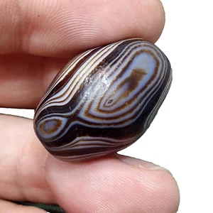 AA antiche perle di agata tibetana bengalese himalayana JNT-NV-2 - Foto 1 di 12