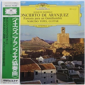 NARCISO YEPES / CONCIERTO DE ARANJUEZ / GRAMMOPHON / POLYDOR JAPAN OBI - Imagen 1 de 3