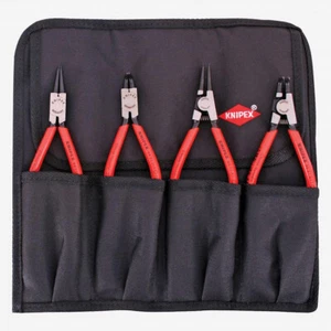 Knipex 4-teiliges Sicherungsringzangen-Set im Etui - gerade und 90 Grad - Bild 1 von 1