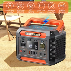 Portable Power Station 300W 288Wh lithium Battery Generator Laptop Phone Charger - Picture 1 of 16
