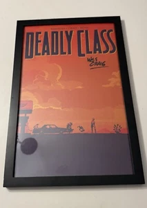 Deadly Class #30 poster autografato da Wes Craig incorniciato - Foto 1 di 3