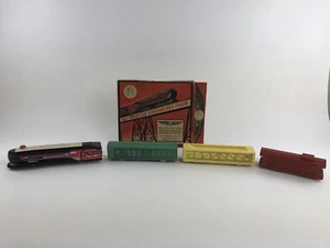 VINTAGE MASSIVHOLZ STROMLINIENZUG LOKOMOTIVE ALL AMERICAN RR PRIMITIVE VOLKSKUNST - Bild 1 von 12