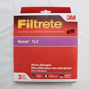 3M Filtrete Vakuumbox mit 3 Beuteln Staubsauger Typ Y & Z Micro Allergen NOS 64702B Neu - Bild 1 von 12