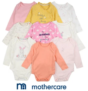 PACK DE 5 BODYS BEBÉ NIÑA CUIDADO MATERNO ALGODÓN MANGA LARGA TB-36M NUEVOS - Imagen 1 de 2