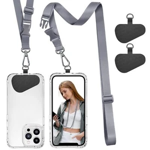 Phone Lanyard Universal Crossbody Cell Phone Strap Multifuctional Nylon Patch - Picture 1 of 6