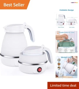 Silicone Electric Kettle - Safe, Efficient, and Ideal for Hiking and Camping - Picture 1 of 8