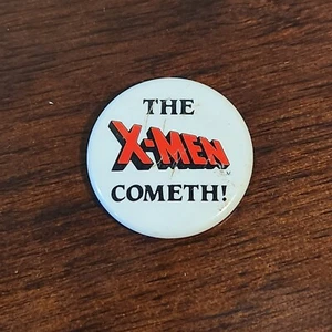 Vintage 1985 Pinback Buttons | Marvel | The X-Men Cometh! 1" One Inch - Picture 1 of 3