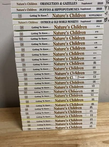 Getting to Know Nature's Childrens lot Of 27 Animal Books Hardcover Scholastic - Picture 1 of 13