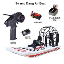 High Speed RC Boat Airboat Swamp RTF Big Scale Turbo Cruise Toys Kids Adult Gift