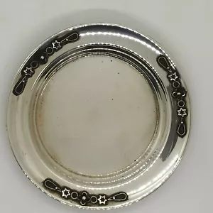 KIDDUSH CUP SAUCER HANDMADE STERLING SILVER YEMENITE FILIGREE DESIGNS - Picture 1 of 9